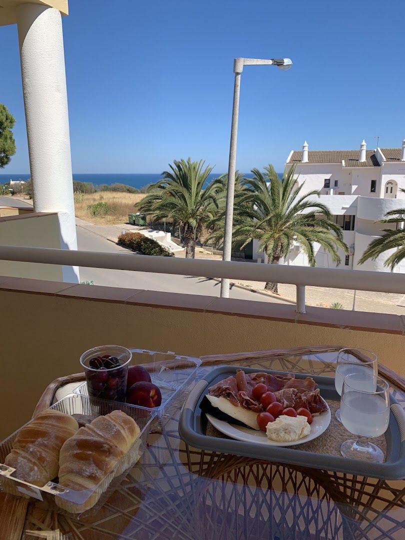 Balcony with sea glimpse